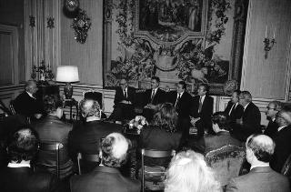 Giuseppe Carbone, presidente della Corte dei Conti, con il Consiglio di Presidenza dell'Organo