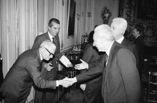 Franzo Grande Stevens, presidente del Consiglio nazionale forense, con i componenti del nuovo consiglio nazionale