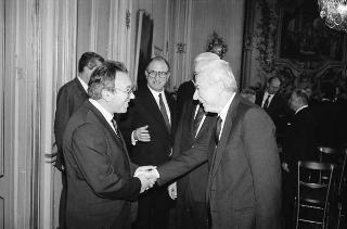 Franzo Grande Stevens, presidente del Consiglio nazionale forense, con i componenti del nuovo consiglio nazionale