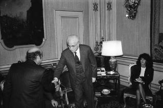 Incontro con una delegazione del Tribunale Amministrativo della Repubblica Tunisina, accompagnata da Giorgio Crisci, presidente del Consiglio di Stato