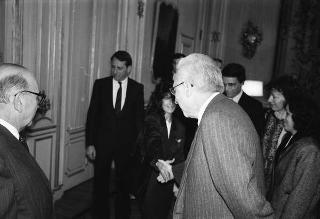 Incontro con una delegazione del Tribunale Amministrativo della Repubblica Tunisina, accompagnata da Giorgio Crisci, presidente del Consiglio di Stato
