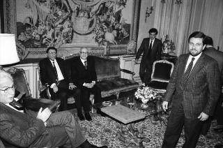Franco De Cataldo, presidente della Camera penale di Roma,con i componenti il Direttivo del sodalizio