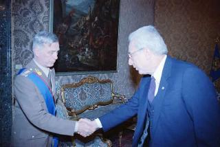 Gen. C.A. Gaetano Pellegrino, comandante generale della Guardia di Finanza: visita di congedo
