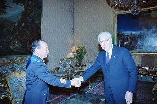 Gen. S.A. Michele Sicoli, presidente del Consiglio superiore delle Forze armate: visita di congedo