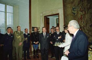 Visita alle Caserme della Polizia di Stato, Carabinieri e Carabinieri Guardie del Presidente