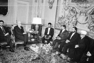 Incontro con il primo ministro della Repubblica Islamica dell'Iran, Mir Hossein Musavi