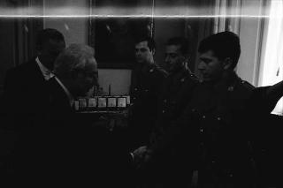 Incontro con una delegazione di allievi della Scuola sottufficiali della Guardia di Finanza, in servizio di Guardia d'Onore al Palazzo del Quirinale