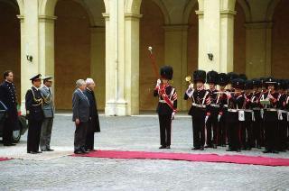 Visita di Stato del Presidente del Portogallo Mario Soares e la signora Maria Barroso