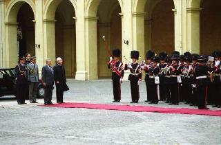 Visita di Stato del Presidente del Portogallo Mario Soares e la signora Maria Barroso