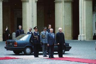 Visita di Stato del Presidente del Portogallo Mario Soares e la signora Maria Barroso