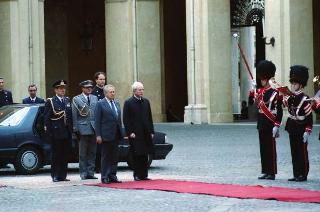 Visita di Stato del Presidente del Portogallo Mario Soares e la signora Maria Barroso