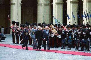 Visita di Stato del Presidente del Portogallo Mario Soares e la signora Maria Barroso
