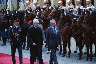 Visita di Stato del Presidente del Portogallo Mario Soares e la signora Maria Barroso