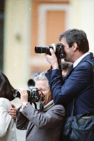 Visita di Stato del Presidente del Portogallo Mario Soares e la signora Maria Barroso