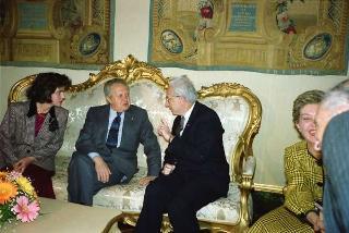 Visita di Stato del Presidente del Portogallo Mario Soares e la signora Maria Barroso