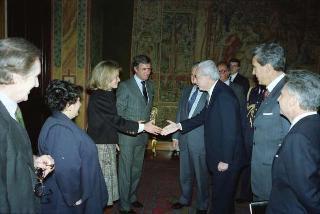 Visita di Stato del Presidente del Portogallo Mario Soares e la signora Maria Barroso