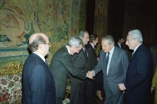 Visita di Stato del Presidente del Portogallo Mario Soares e la signora Maria Barroso