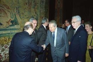 Visita di Stato del Presidente del Portogallo Mario Soares e la signora Maria Barroso