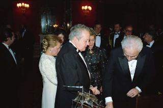 Visita di Stato del Presidente del Portogallo Mario Soares e la signora Maria Barroso