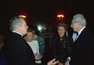Visita di Stato del Presidente del Portogallo Mario Soares e la signora Maria Barroso