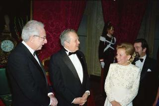 Visita di Stato del Presidente del Portogallo Mario Soares e la signora Maria Barroso
