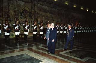 Visita di Stato del Presidente del Portogallo Mario Soares e la signora Maria Barroso