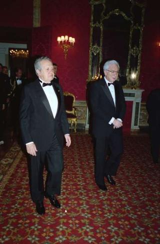 Visita di Stato del Presidente del Portogallo Mario Soares e la signora Maria Barroso