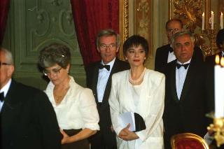 Visita di Stato del Presidente del Portogallo Mario Soares e la signora Maria Barroso