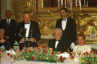 Visita di Stato del Presidente del Portogallo Mario Soares e la signora Maria Barroso