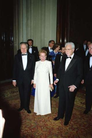 Visita di Stato del Presidente del Portogallo Mario Soares e la signora Maria Barroso