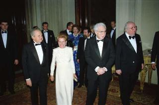 Visita di Stato del Presidente del Portogallo Mario Soares e la signora Maria Barroso