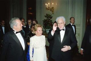 Visita di Stato del Presidente del Portogallo Mario Soares e la signora Maria Barroso