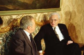 Visita di Stato del Presidente del Portogallo Mario Soares e la signora Maria Barroso