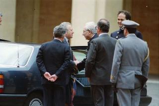 Visita di Stato del Presidente del Portogallo Mario Soares e la signora Maria Barroso