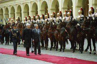 Visita di Stato del Presidente del Portogallo Mario Soares e la signora Maria Barroso