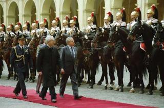 Visita di Stato del Presidente del Portogallo Mario Soares e la signora Maria Barroso