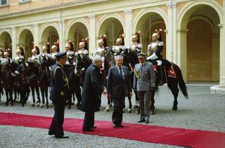 Visita di Stato del Presidente del Portogallo Mario Soares e la signora Maria Barroso