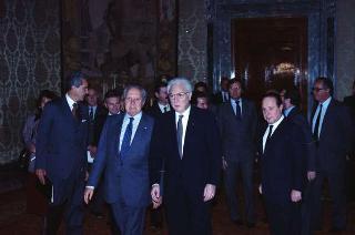 Visita di Stato del Presidente del Portogallo Mario Soares e la signora Maria Barroso