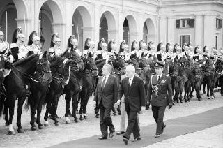 Visita di Stato del Presidente del Portogallo Mario Soares e la signora Maria Barroso