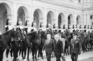 Visita di Stato del Presidente del Portogallo Mario Soares e la signora Maria Barroso