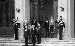 Visita di Stato del Presidente del Portogallo Mario Soares e la signora Maria Barroso
