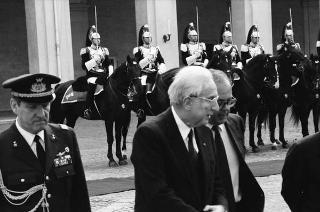 Visita di Stato del Presidente del Portogallo Mario Soares e la signora Maria Barroso