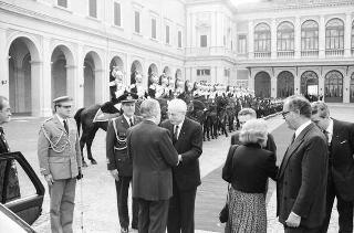 Visita di Stato del Presidente del Portogallo Mario Soares e la signora Maria Barroso