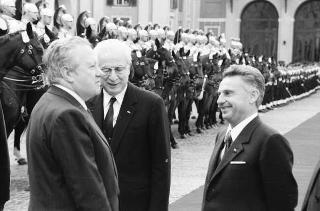 Visita di Stato del Presidente del Portogallo Mario Soares e la signora Maria Barroso