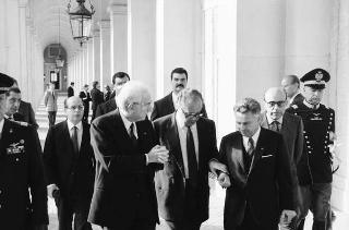 Visita di Stato del Presidente del Portogallo Mario Soares e la signora Maria Barroso