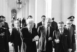 Visita di Stato del Presidente del Portogallo Mario Soares e la signora Maria Barroso