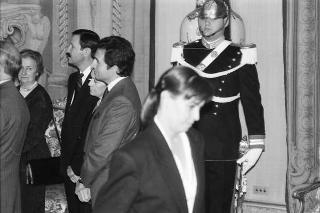 Visita di Stato del Presidente del Portogallo Mario Soares e la signora Maria Barroso