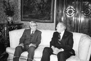 Visita di Stato del Presidente del Portogallo Mario Soares e la signora Maria Barroso