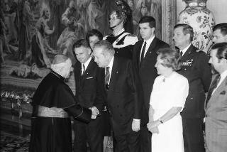 Visita di Stato del Presidente del Portogallo Mario Soares e la signora Maria Barroso