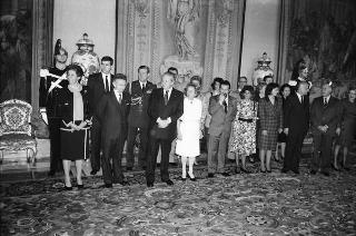 Visita di Stato del Presidente del Portogallo Mario Soares e la signora Maria Barroso